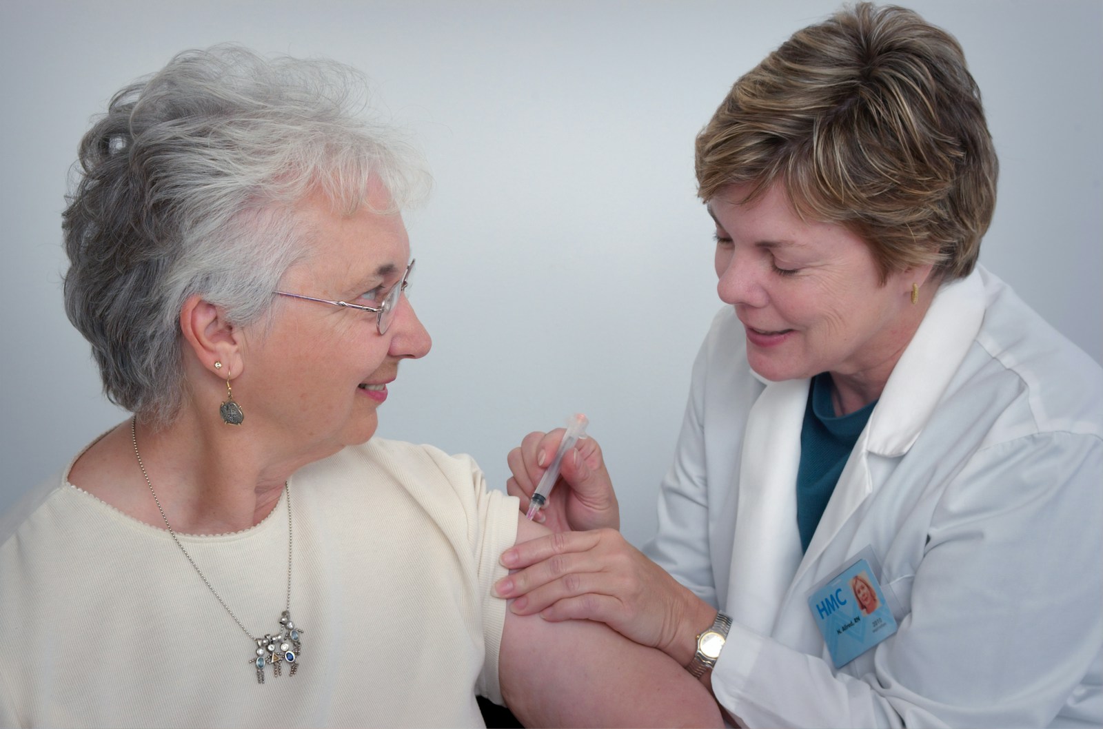 Compassionate Nurse with Senior Patient during Newcastle Home Care Visit